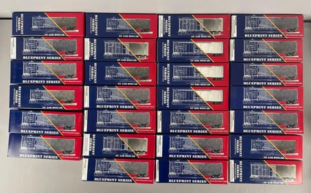 Group of Branchline Blueprint Series HO Scale Train Car Model Kits
