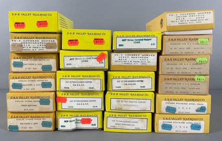 E&B Valley HO Scale Train Car Model Kits