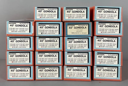 Group of Walthers HO Scale Gondola Model Kits