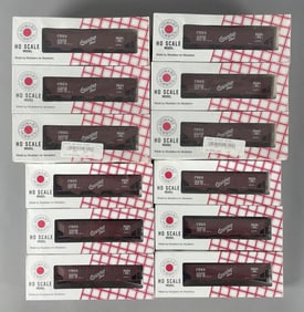 Group of Stewart Hobbies HO Scale CB&Q Hopper Train Cars