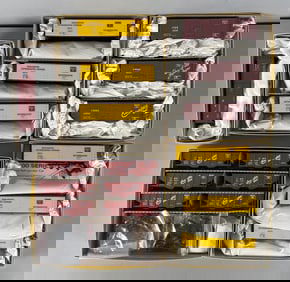 Group of Accurail HO Scale Burlington Train Cars