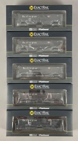 Group of ExactRail Platinum HO Scale Burlington Train Cars