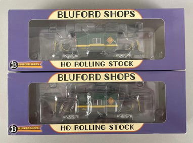 Group of 2 Bluford Shops HO Scale TP&W Cabooses