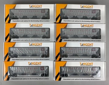 Group of 8 Tangent HO Scale BR Covered Train Hoppers