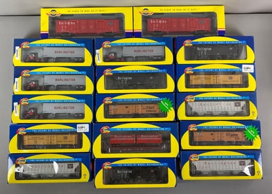 Group of Athearn and Genesis HO Scale Train Cars