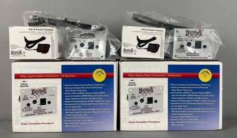 Group of 2 Digitrax UR92 Duplex Radio Transceiver / IR Receivers