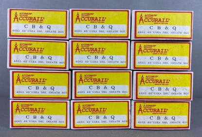 Group of 12 Accurail Products HO Scale URSA Double Sheath Box