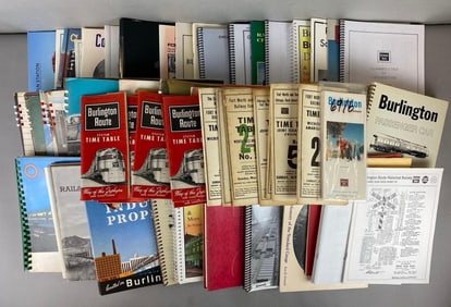 Group of Train Timetables and More