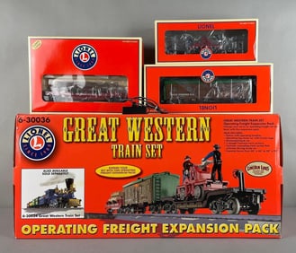 Lionel Western Train Set O Scale Operating Freight Expansion Pack