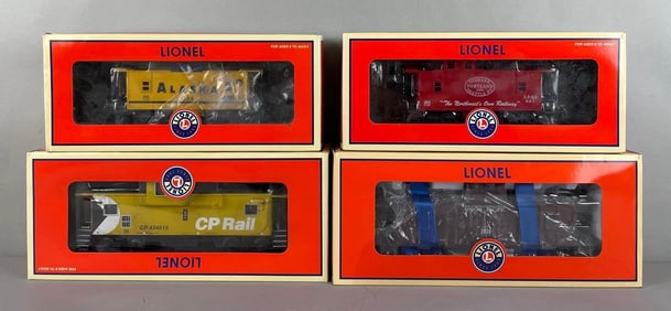 Group of Lionel O Scale Cabooses