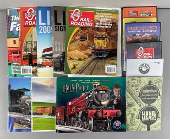 Group of Lionel O Scale Magazines, Catalogs, and More