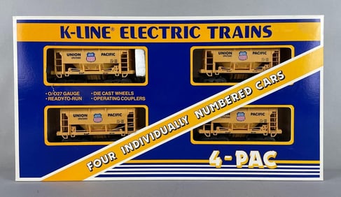 K-Line O Scale Union Pacific Train Car Set