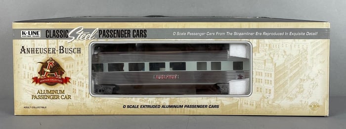 K-Line O Scale Aluminum Adolphus Passenger Car