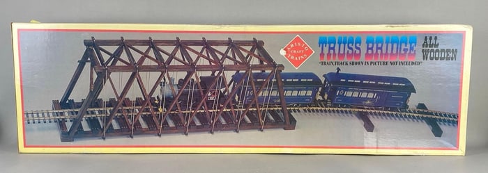 Aristo Craft Trains All Wooden Truss Bridge Model Set