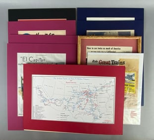 Group of Railroad Advertising Ephemera