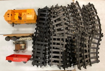 Vintage Mighty Casey Ride Em Railroad Parts and Track