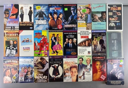 Group of 24 VHS Movies