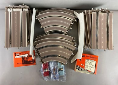 Vintage VIP Raceway Slot Car Track and More