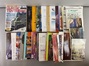 Group of Railroad Magazines and More