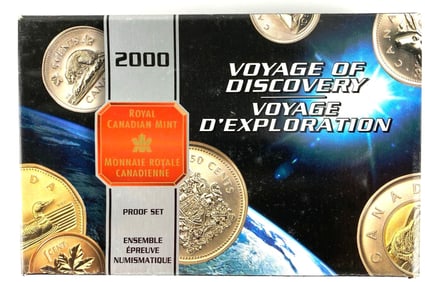 2000 Royal Canadian Mint Voyage of Discovery Proof Set
