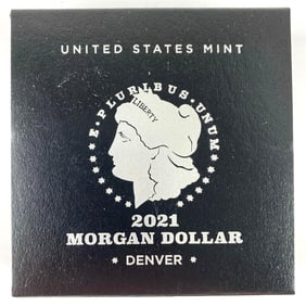 2021 US Mint Denver Morgan Silver Dollar