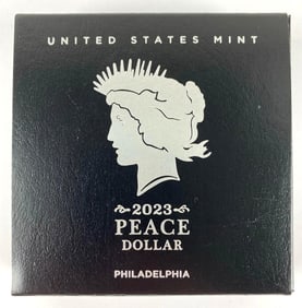 2023 US Mint Philadelphia Peace Silver Dollar