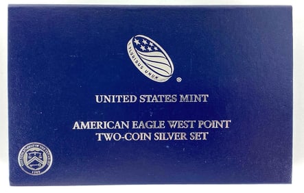 2013 US Mint West Point American Silver Eagle Two Coin Proof Set
