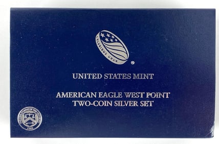2013 US Mint West Point American Silver Eagle Two Coin Proof Set