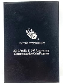 2019 P US Mint Apollo 11 50th Anniversary $1 5 oz Silver Commemorative Coin
