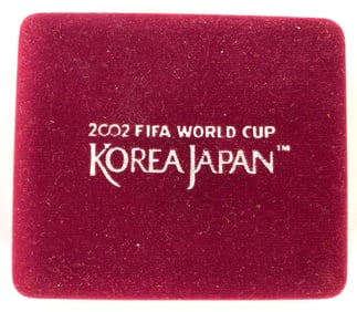 2002 Korea Minting Korea Japan FIFA World Cup 10,000 Won 99.9 Silver Coin