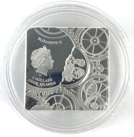 2017 Cook Island $5 Time Capsule 1oz .999 Silver Coin