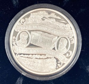 2002 Northwest Territories Mint Sesquicentennial 1 oz .999 Fine Silver Medallion