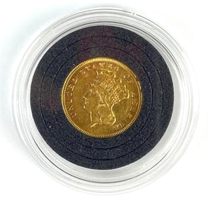 1874 US $3 Princess Head Gold Coin