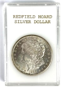 1890-S US $1 Redfield Hoard Morgan Silver Dollar