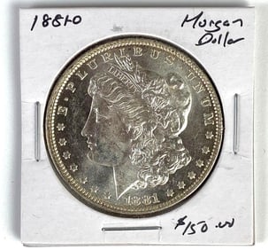 1881-O US $1 Morgan Silver Dollar