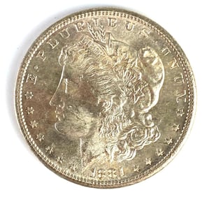 1881-S US $1 Morgan Silver Dollar