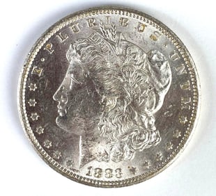 1883-CC US $1 Morgan Silver Dollar