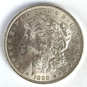 1898 US $1 Morgan Silver Dollar