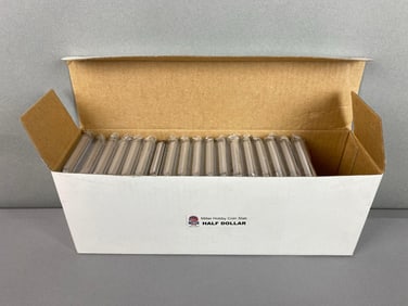 Group of Empty 18 Miller Hobby Half Dollar Coin Slabs