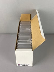 Group of Empty 20 Miller Hobby Dollar Coin Slabs