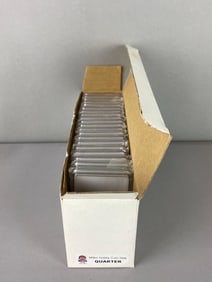 Group of Empty 20 Miller Hobby Quarter Coin Slabs