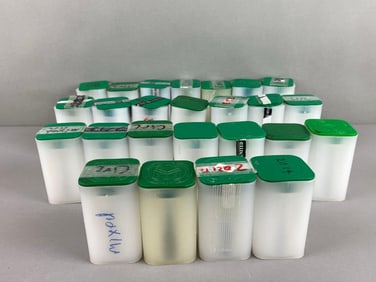 Group of 25 Empty US Silver Eagles Tubes