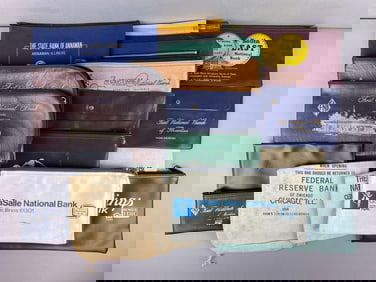Group of 14 Bank Bags and More
