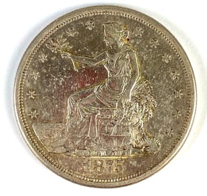 1875-S US $1 Silver Trade Dollar