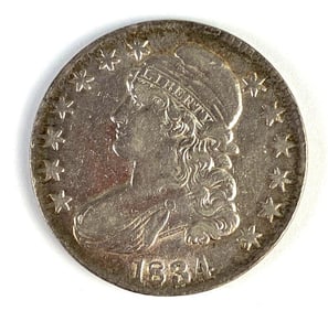 1834 US Capped Bust Half Dollar