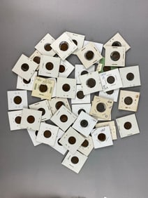 Group of 42 Indian Head Cents