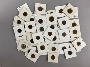 Group of 42 Indian Head Cents
