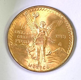 1981 Mexico Libertad 1/4 oz Gold Coin