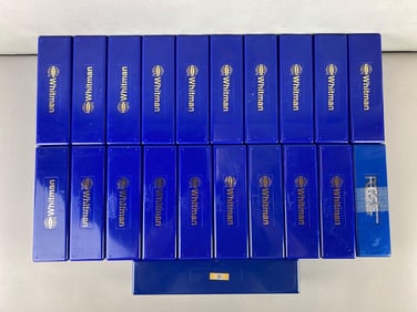 Group of 21 Empty Plastic Coin Slab Boxes