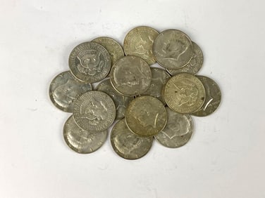 Group of 16 1963 Kennedy Half Dollars